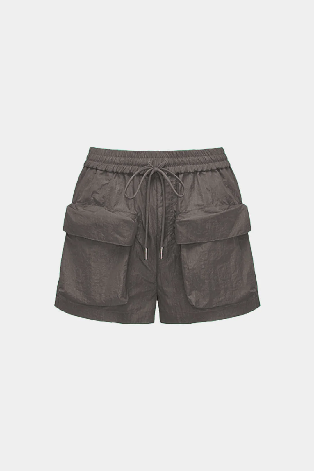 Solid Flap Pocket Shorts - Image 6