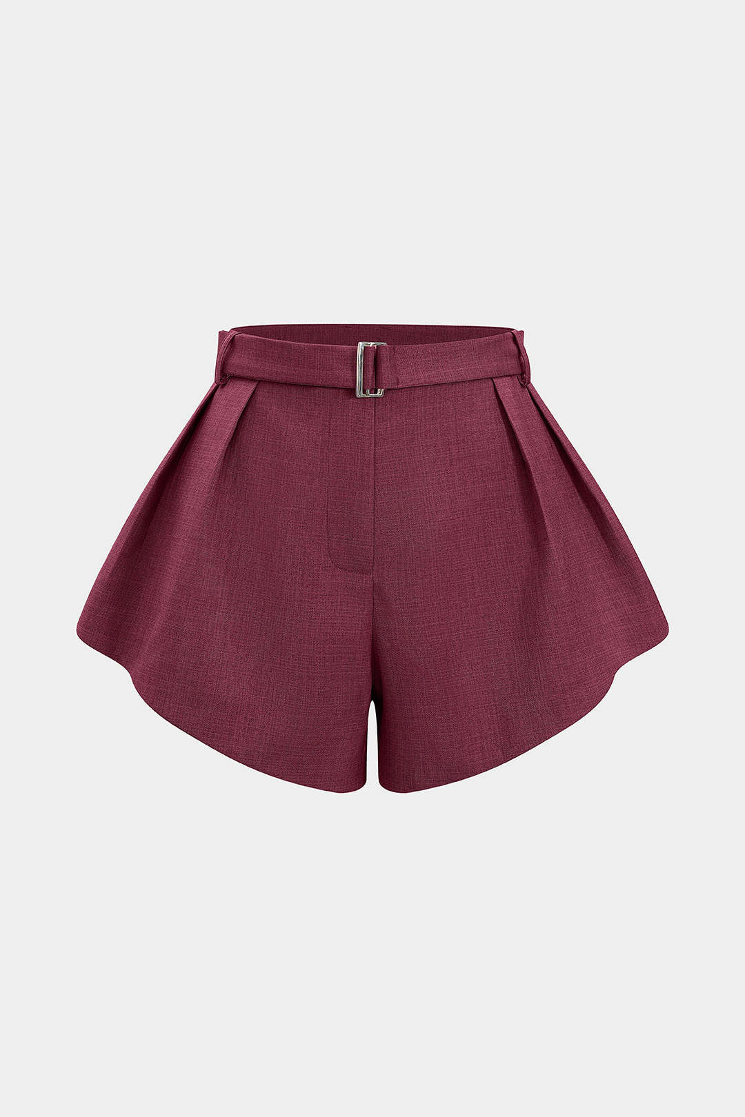 Solid Wide Leg Shorts