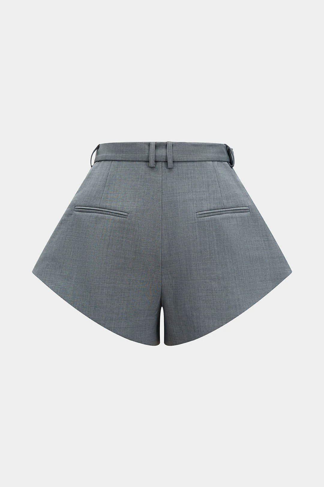 Solid Wide Leg Shorts - Image 3