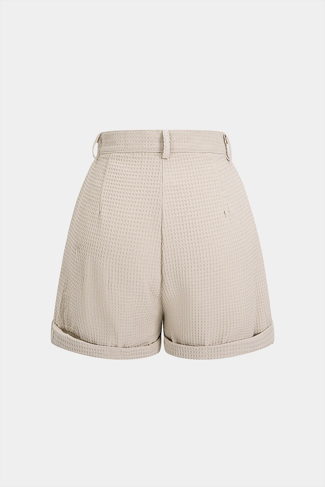 High Waist Button Wide Leg Shorts - Image 2