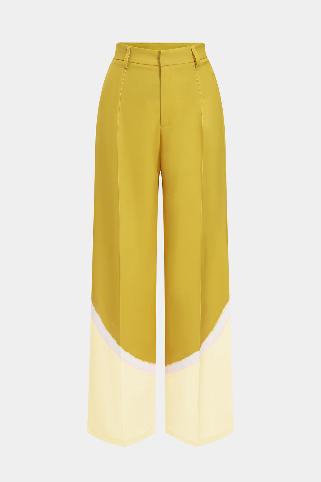 Contrast Wide Leg Trousers - Image 7