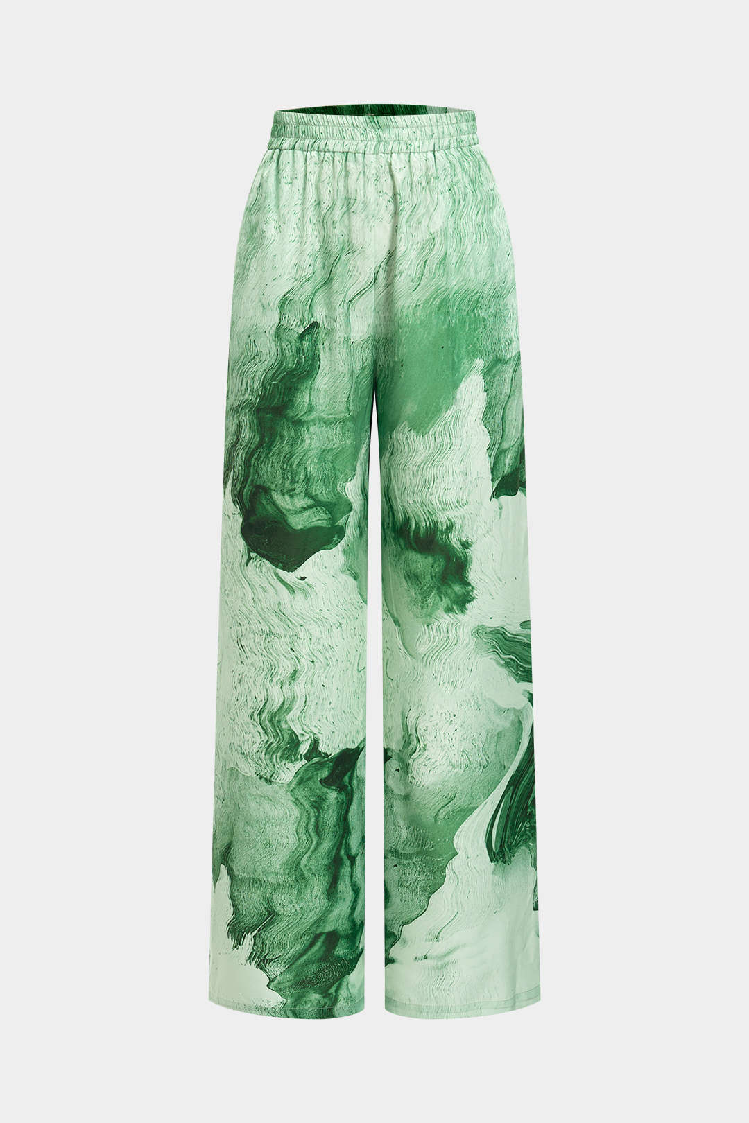Retro Print  Wide Leg Trousers - Image 7