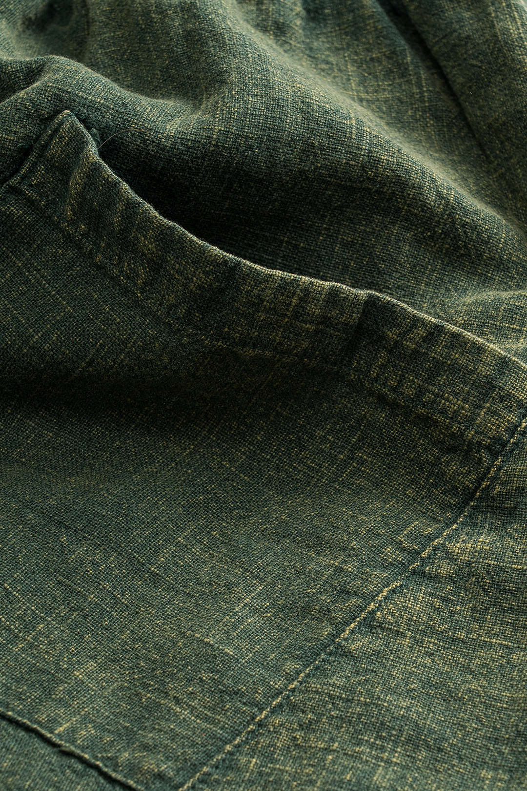 Ruched Pocket Wide Leg Barrel Trousers - Image 4