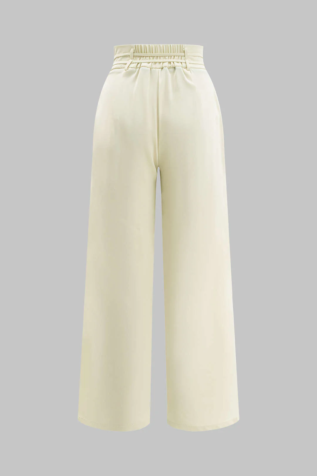 High Waist Tie-Up Trousers - Image 2