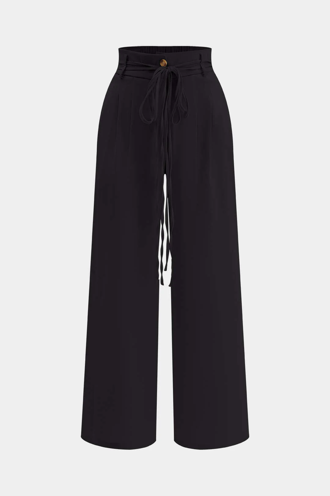High Waist Tie-Up Trousers - Image 6