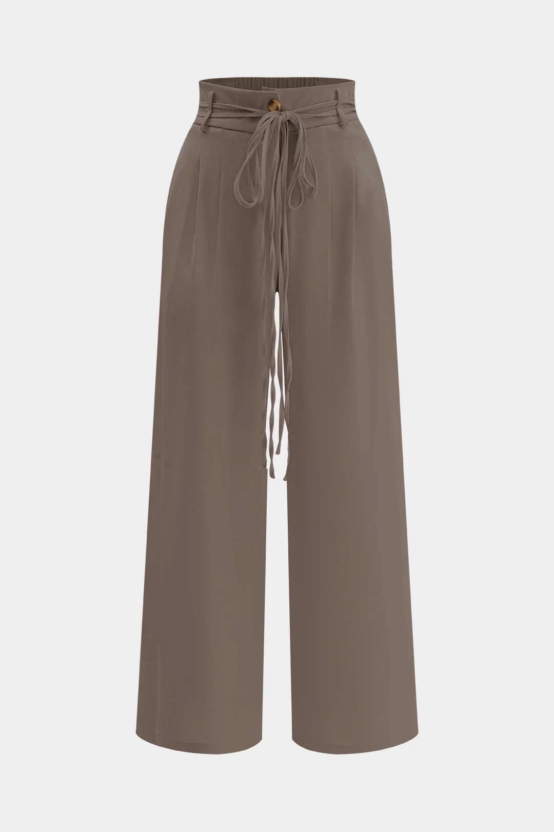 High Waist Tie-Up Trousers - Image 7