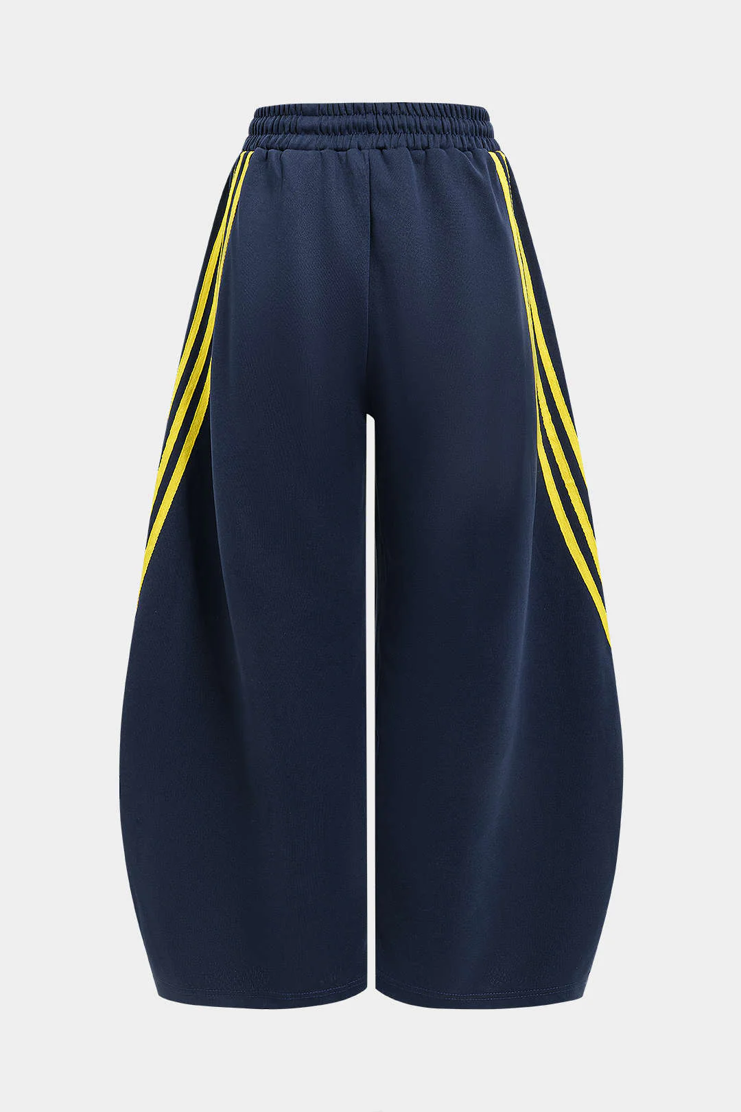 Contrast Tie-Up Barrel Trousers - Image 2