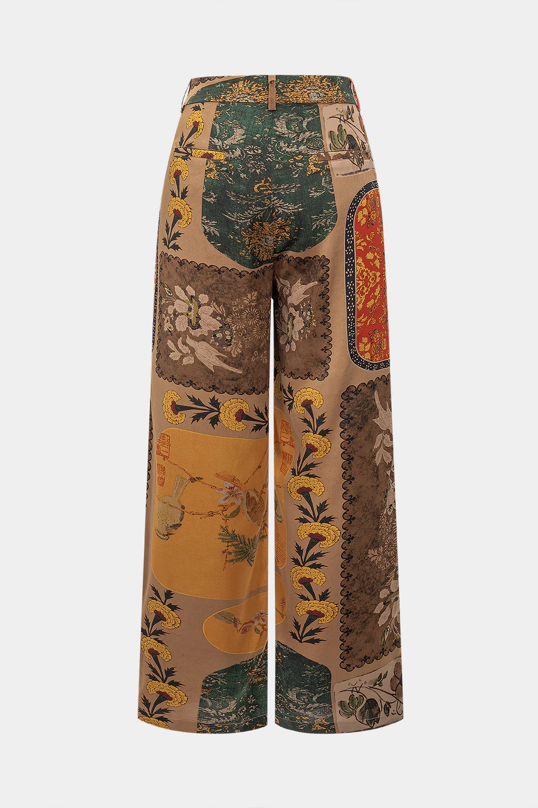 Floral Print Pocket Trousers - Image 2