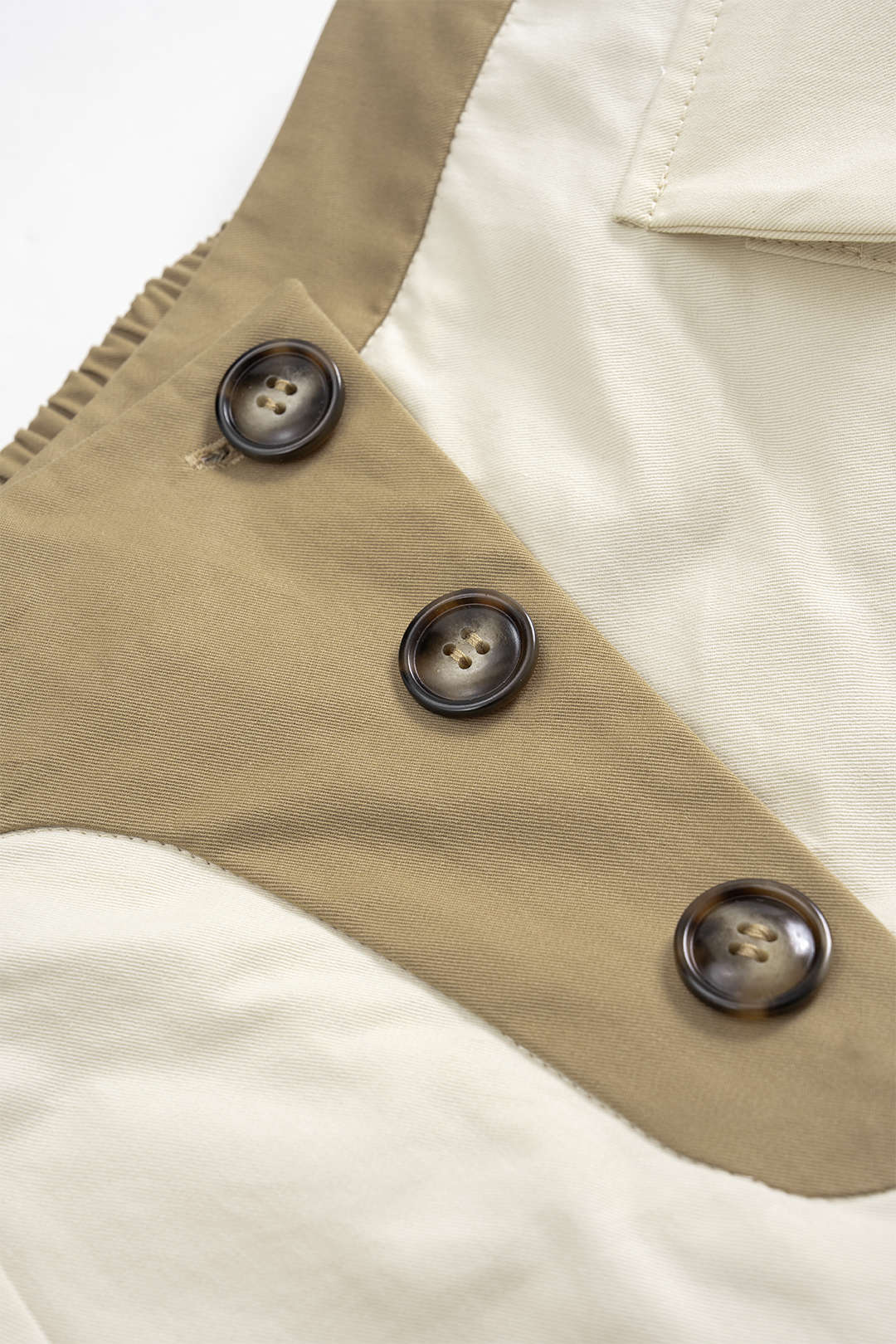 Asymmetrical Button Wide Leg Trousers - Image 3