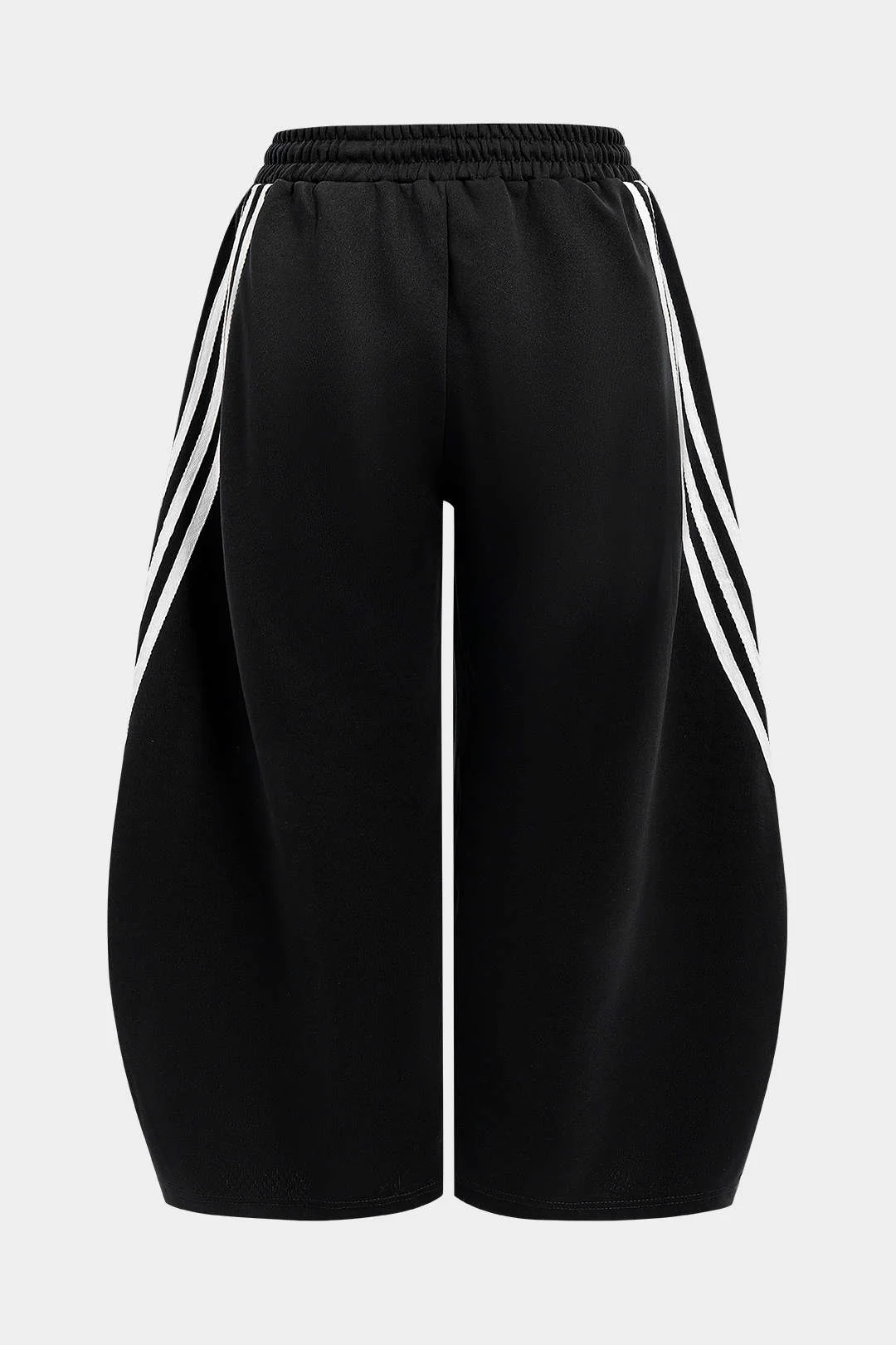 Plus Size Contrast Barrel Trousers - Image 2