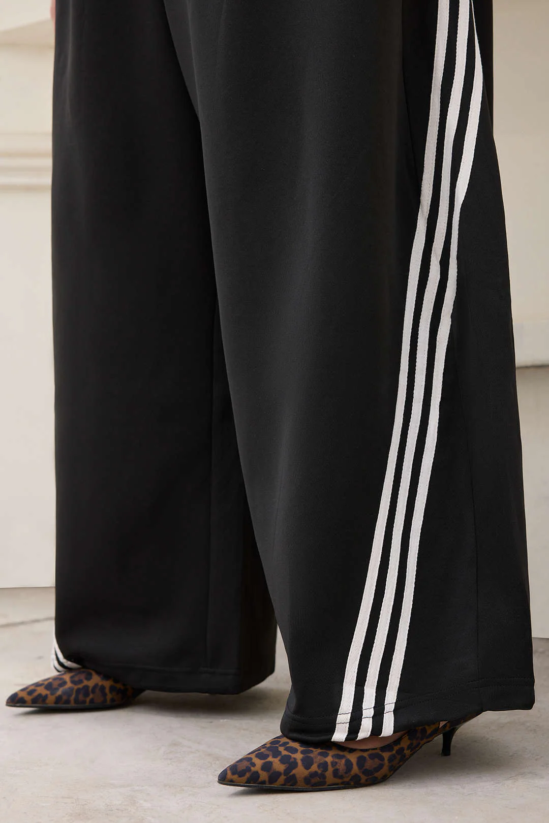 Plus Size Contrast Barrel Trousers - Image 5