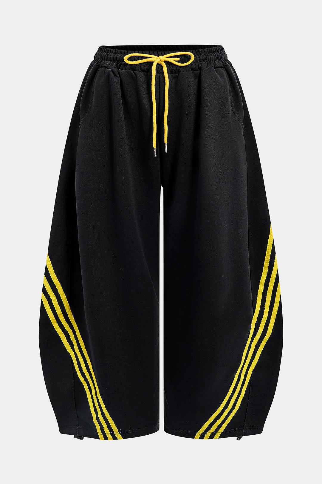 Plus Size Contrast Barrel Trousers - Image 8