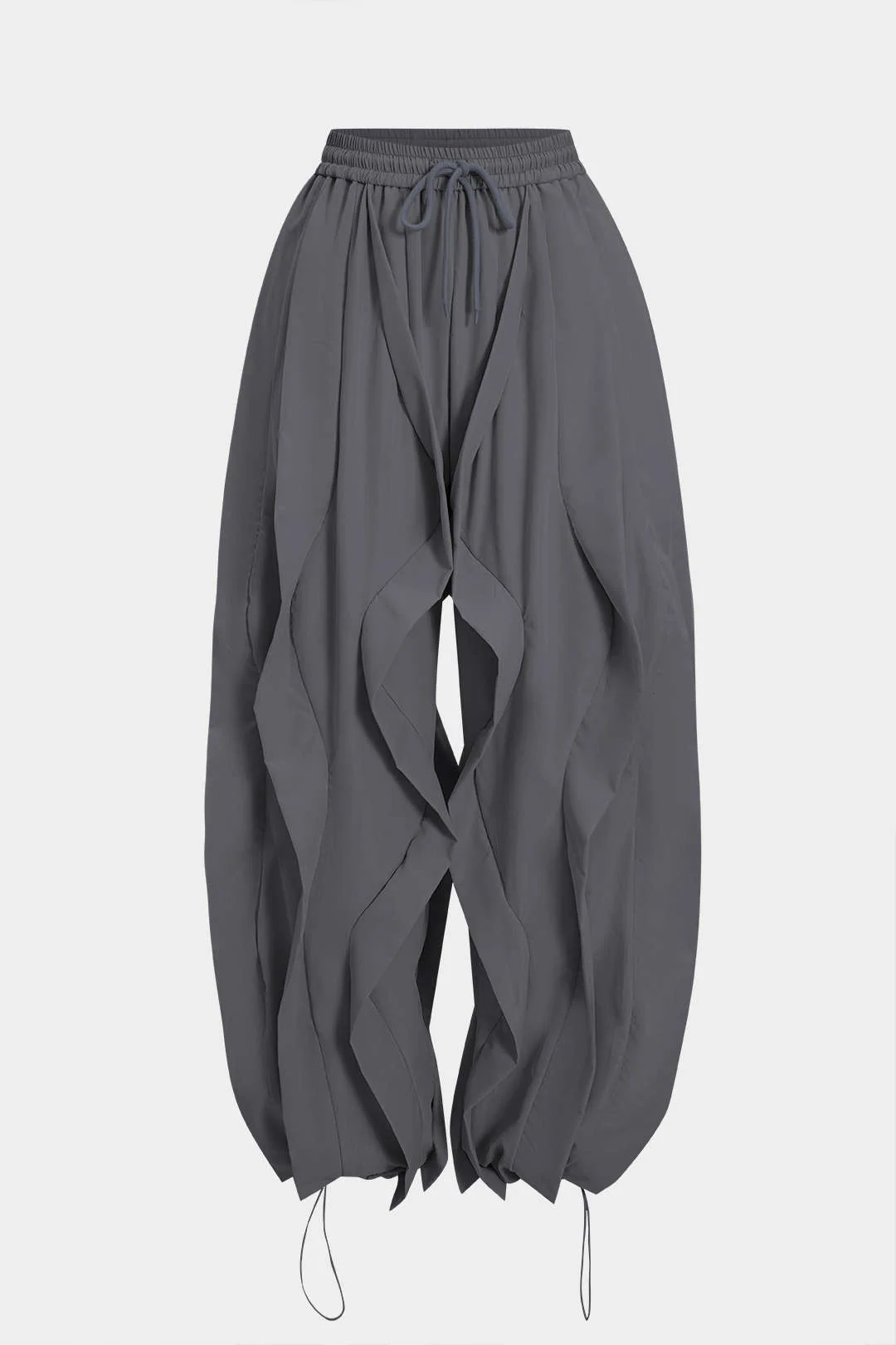 Drawstring Ruffle Trousers - Image 10