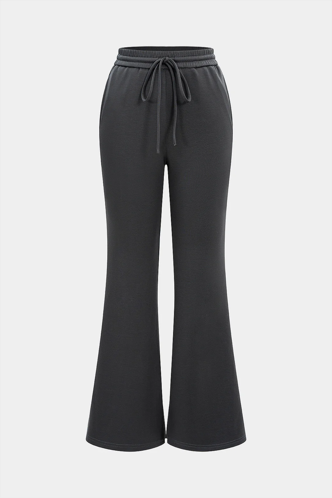 Solid Tie-Up Trousers - Image 5