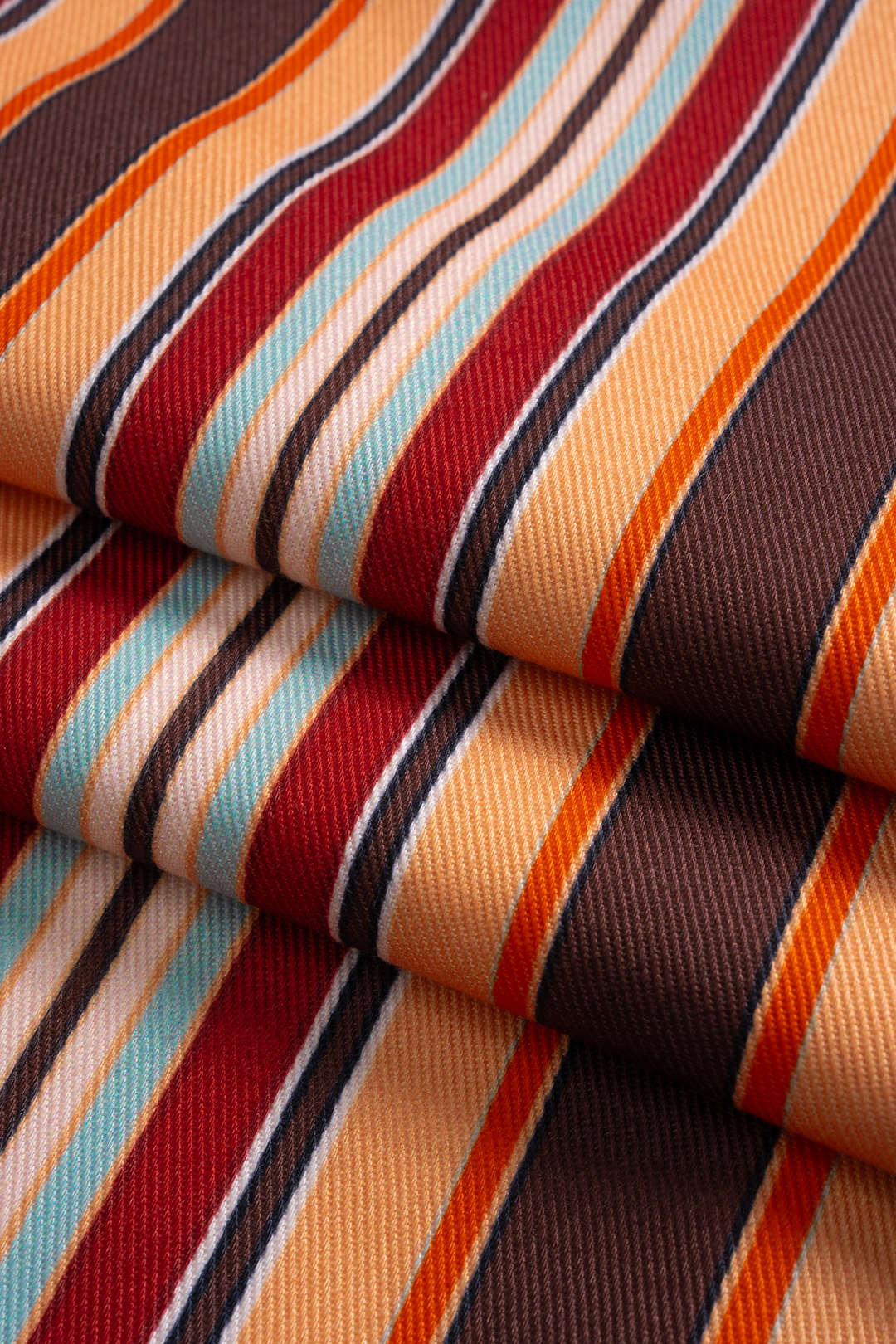 Stripes Print High Waist Straight Leg Pants - Image 4