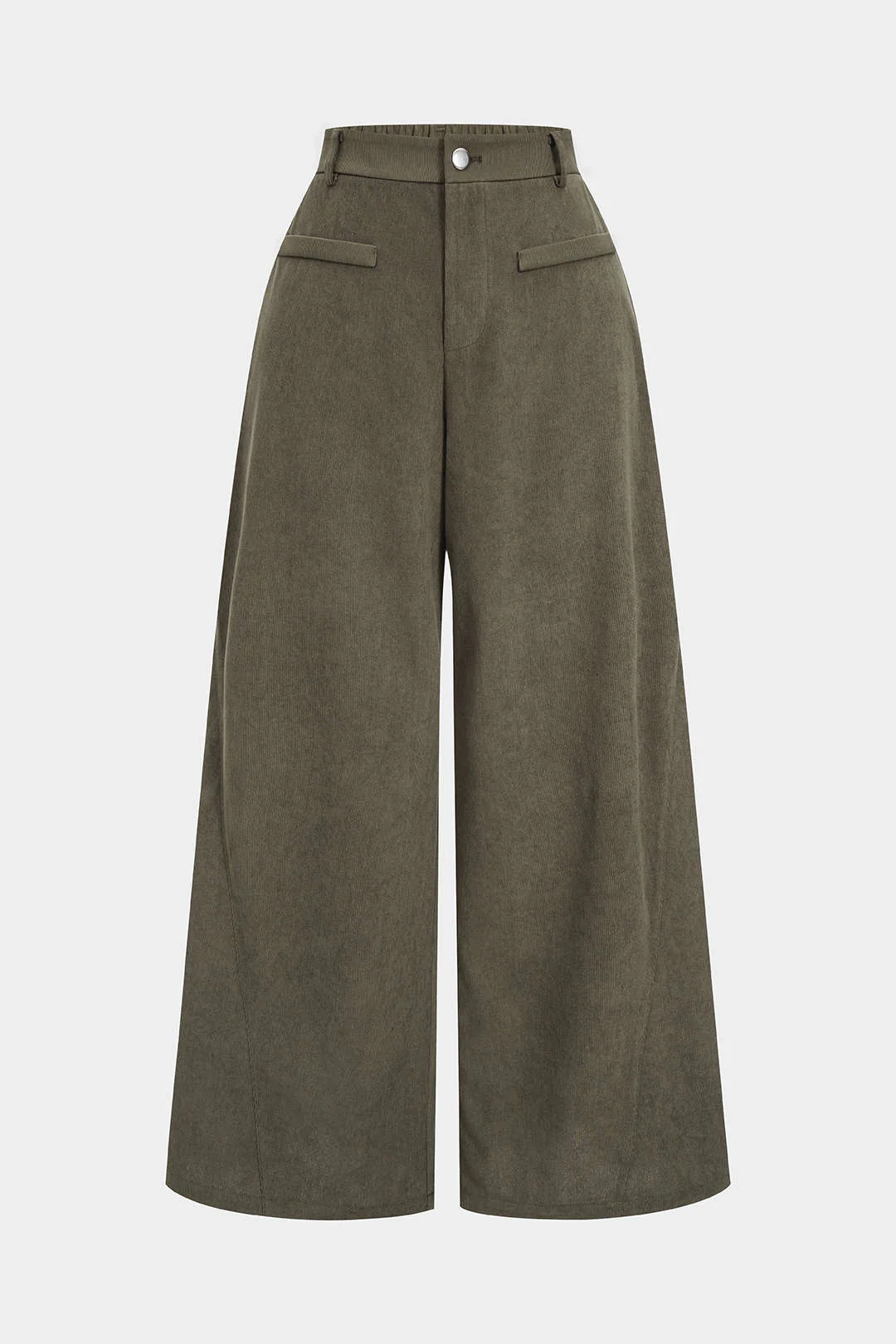 Corduroy Wide Leg Trousers