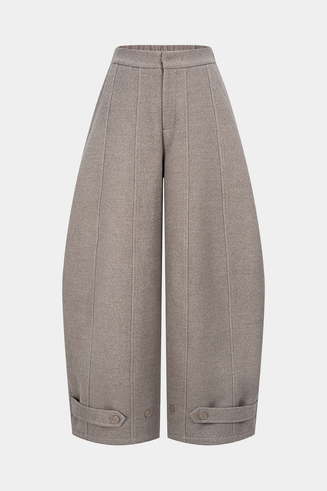 Solid Pocket Wide Leg Pants