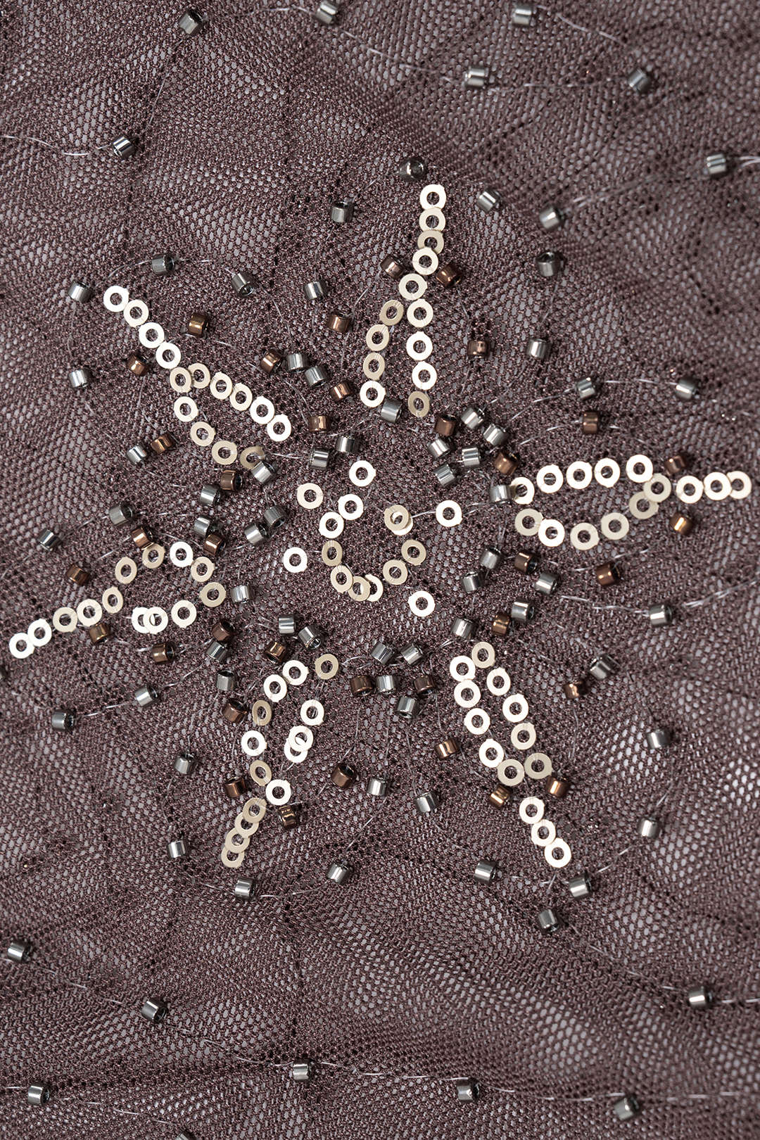 Mesh Beaded Shirred Waistband Pants - Image 4