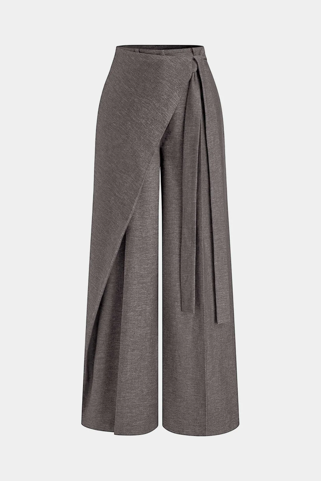 Tie Front Asymmetrical Pants - Image 10