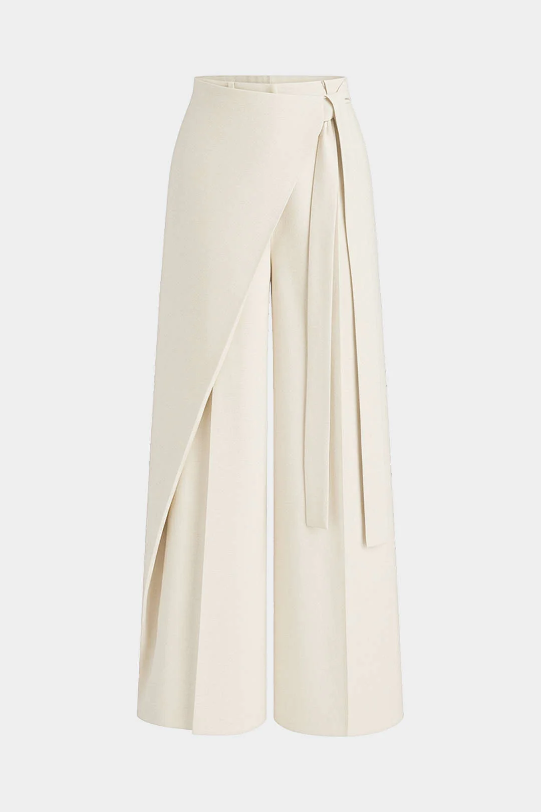 Tie Front Asymmetrical Pants - Image 7