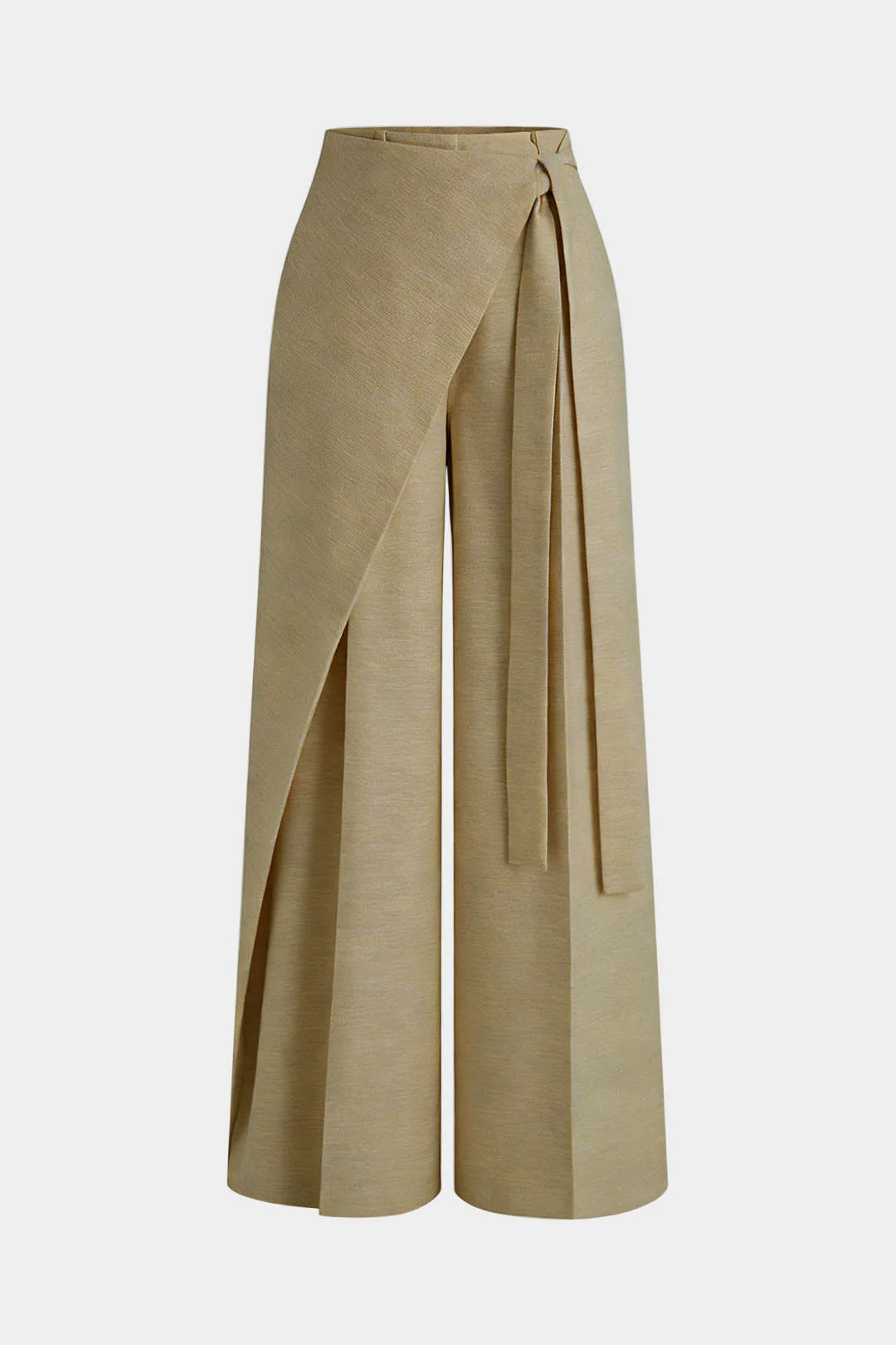 Tie Front Asymmetrical Pants - Image 9