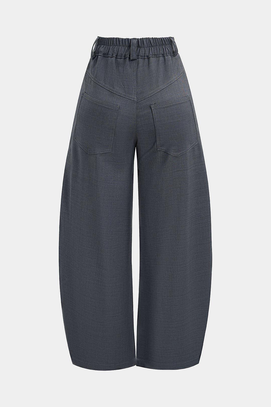 Asymmetrical Button Wide Leg Pants - Image 2