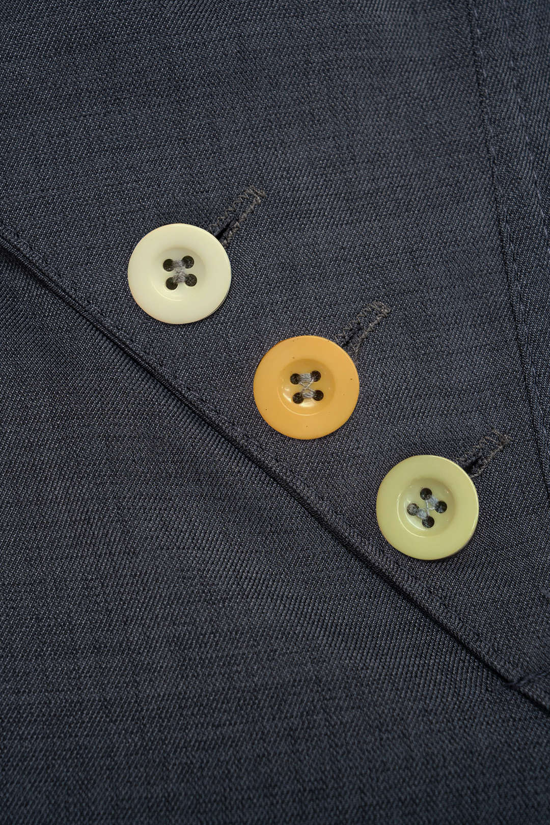 Asymmetrical Button Wide Leg Pants - Image 3