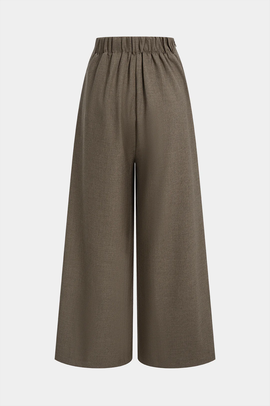 Tie-Up High Waist Wide Leg Pants - Image 2