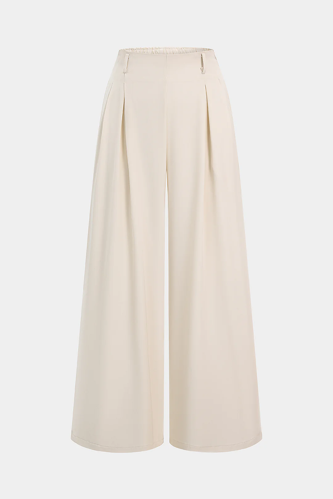 High Waist Ruched Wide Leg Pants