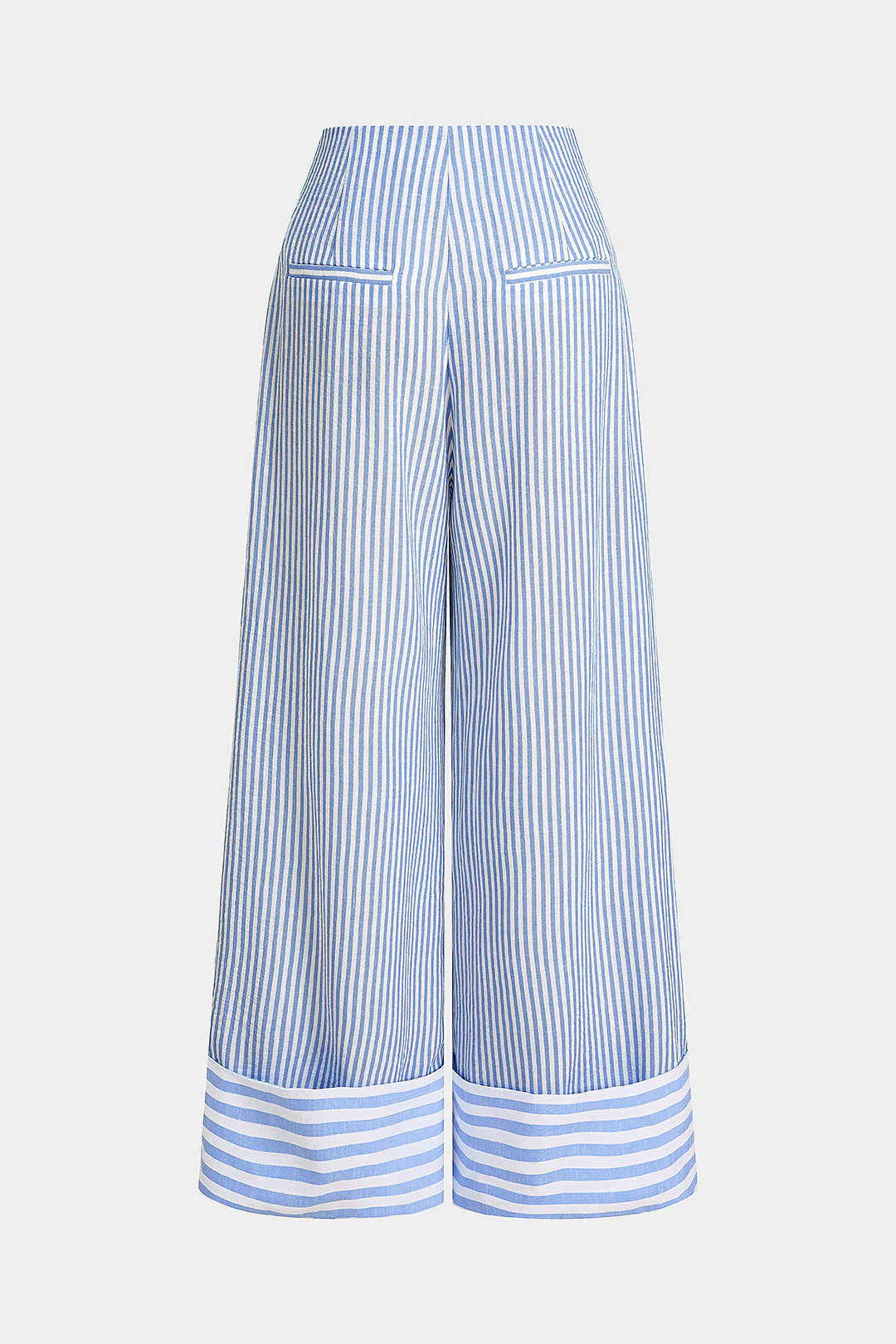 Stripes Print Straight Leg Pants - Image 2