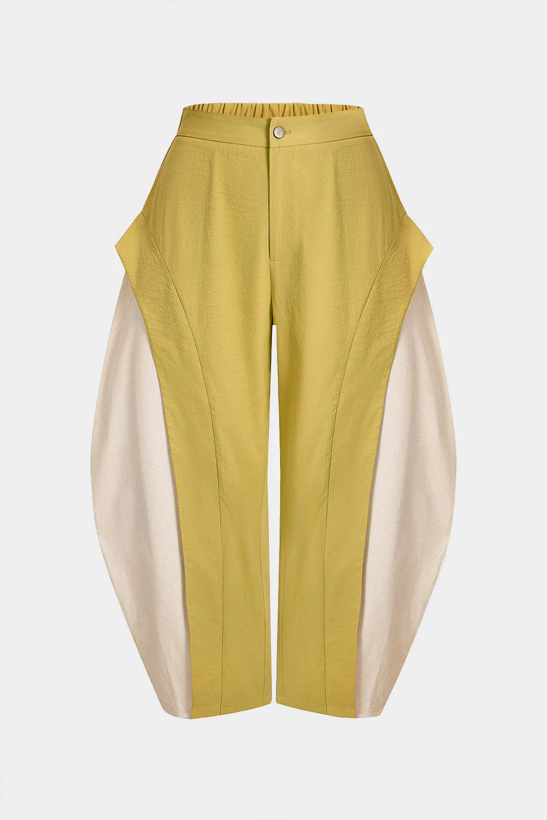 Plus Size Contrast Wide Leg Pants