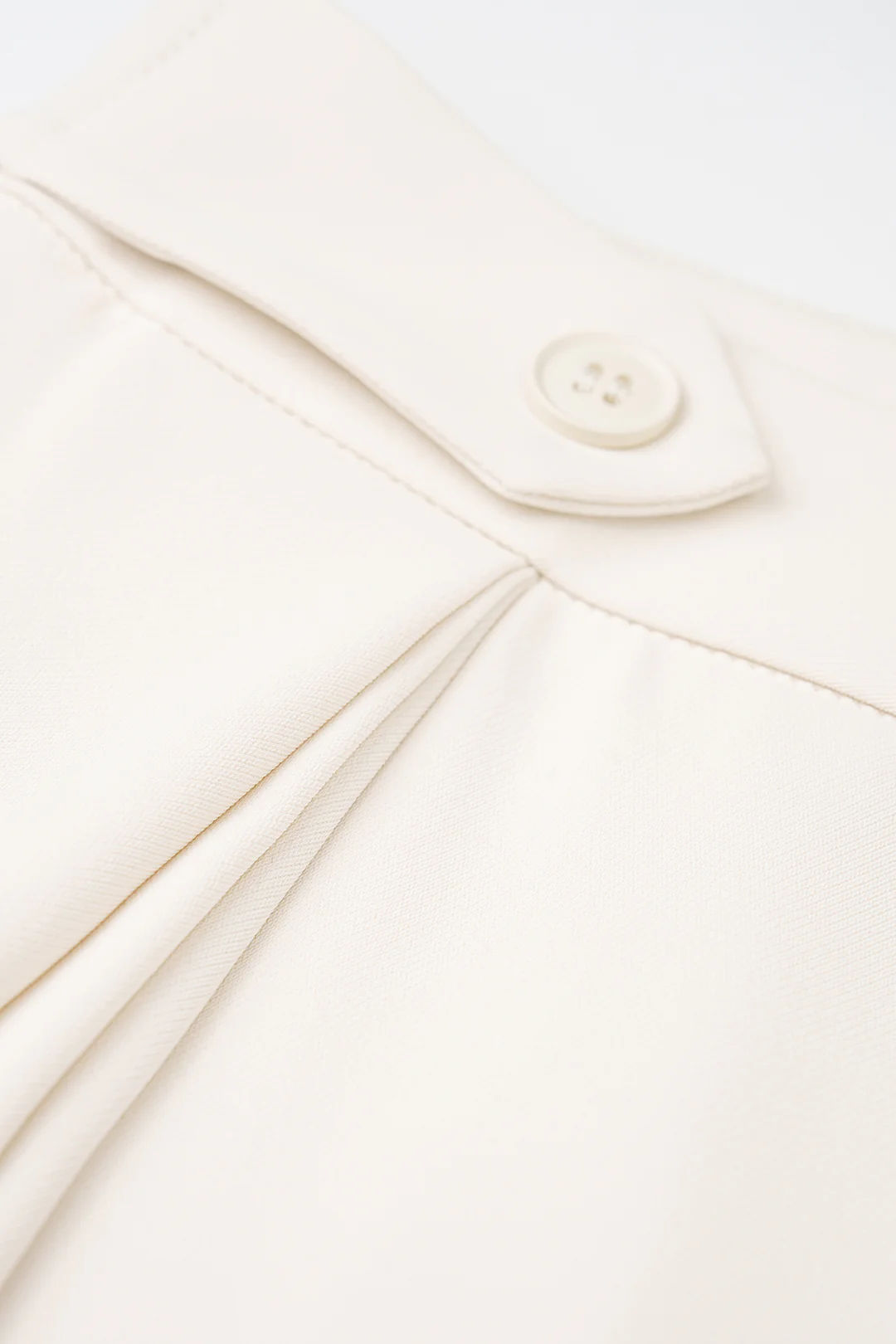 Solid Ruched Wide Leg Pants - Image 3