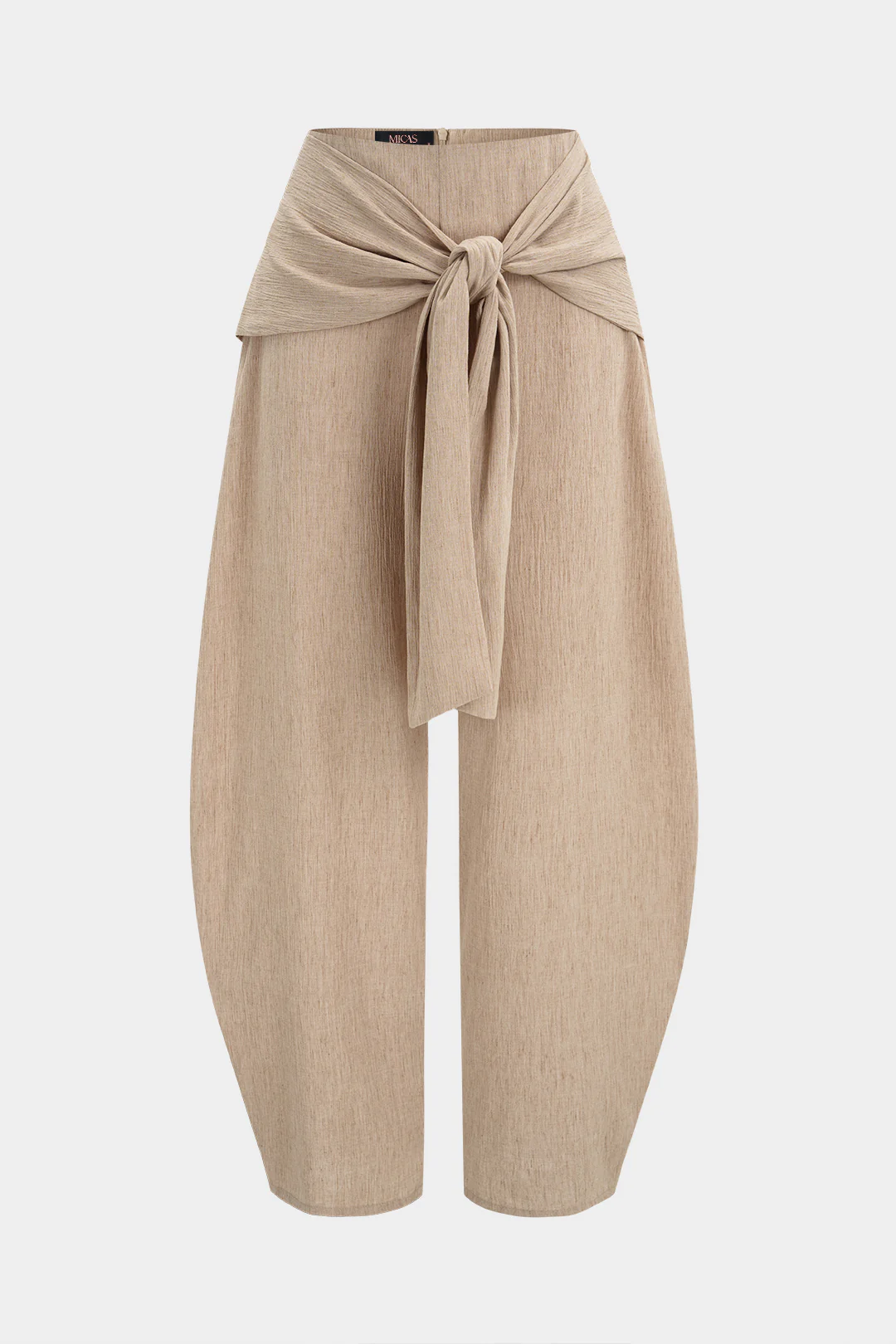 Knotted Wide Leg Pants