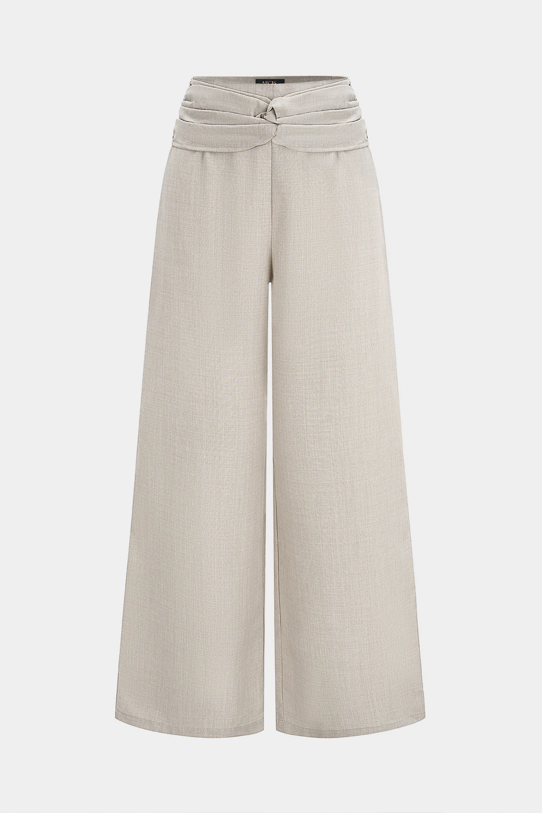 Ruched Wide-Leg Pants - Image 3