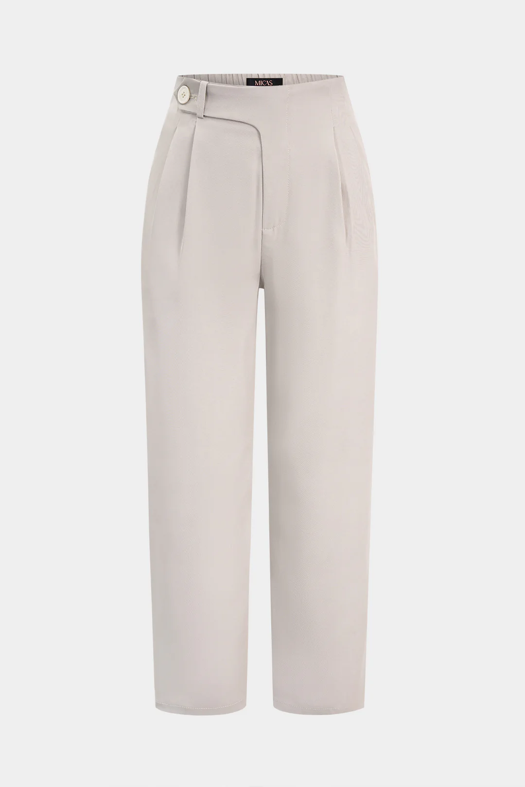 High Waist Straight Leg  Pants