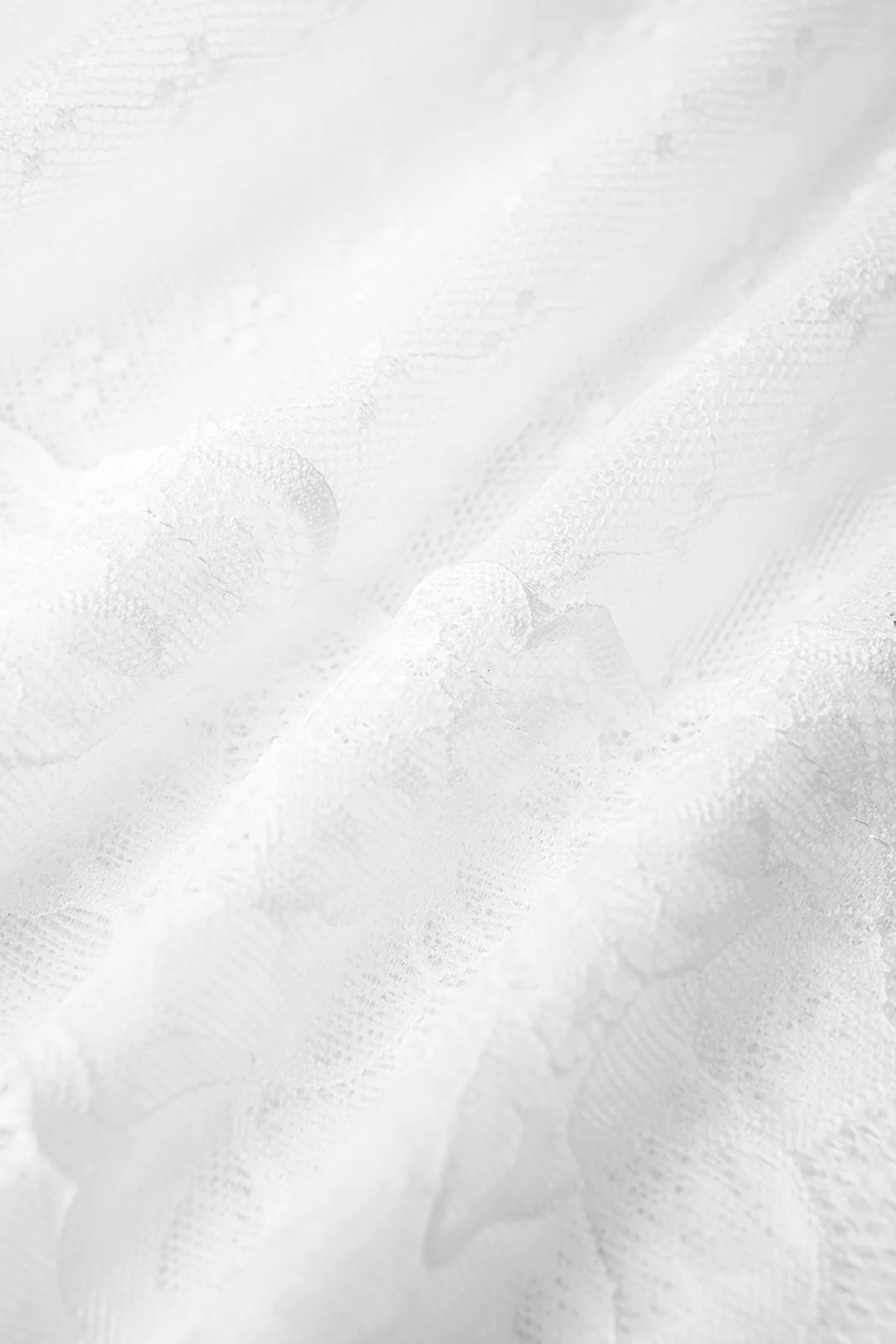 Lace Trim Patchwork Tie-Up Wide Leg Pants - Image 4