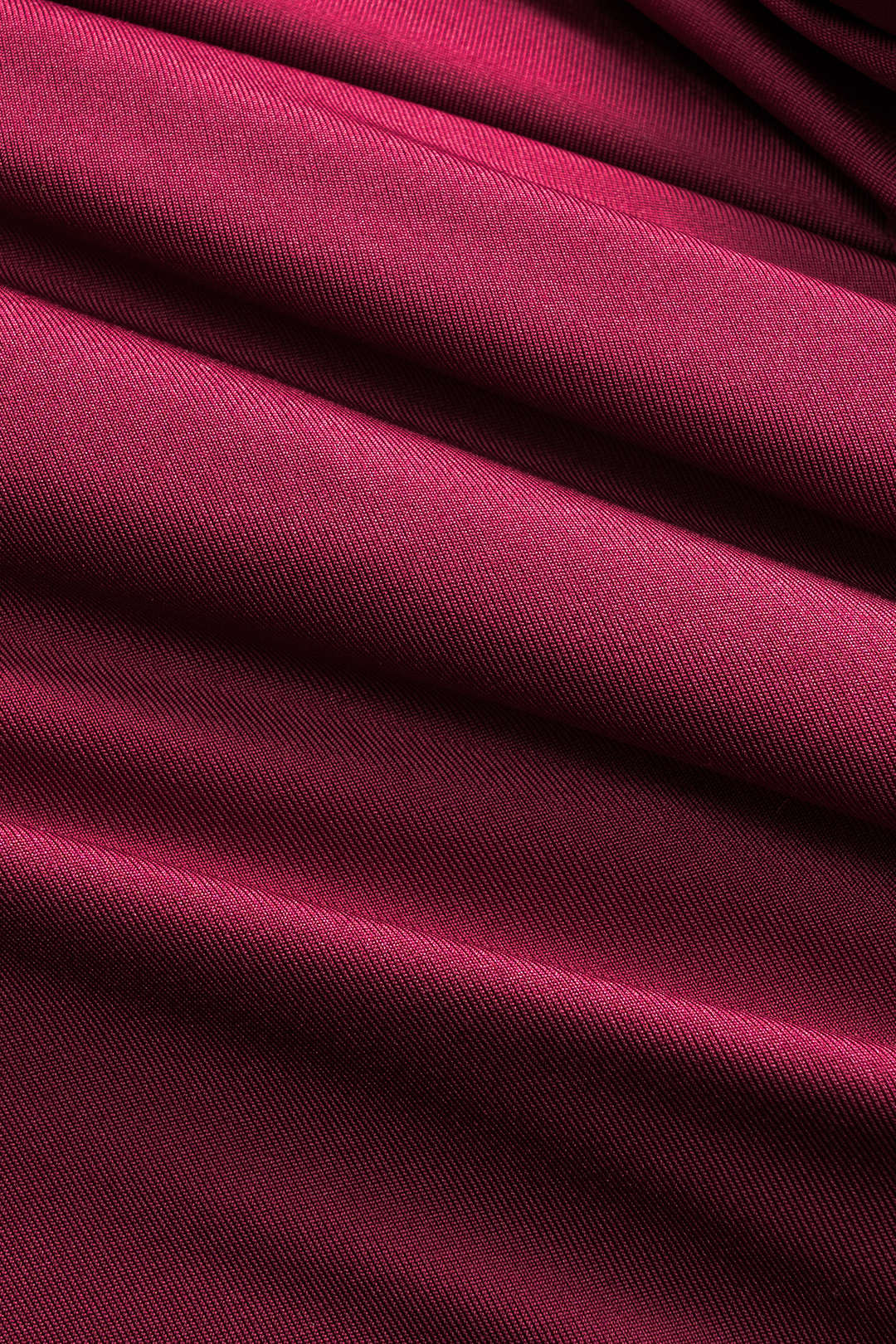 Ruched Asymmetrical Neck Long Sleeve Slit Maxi Dress - Image 4