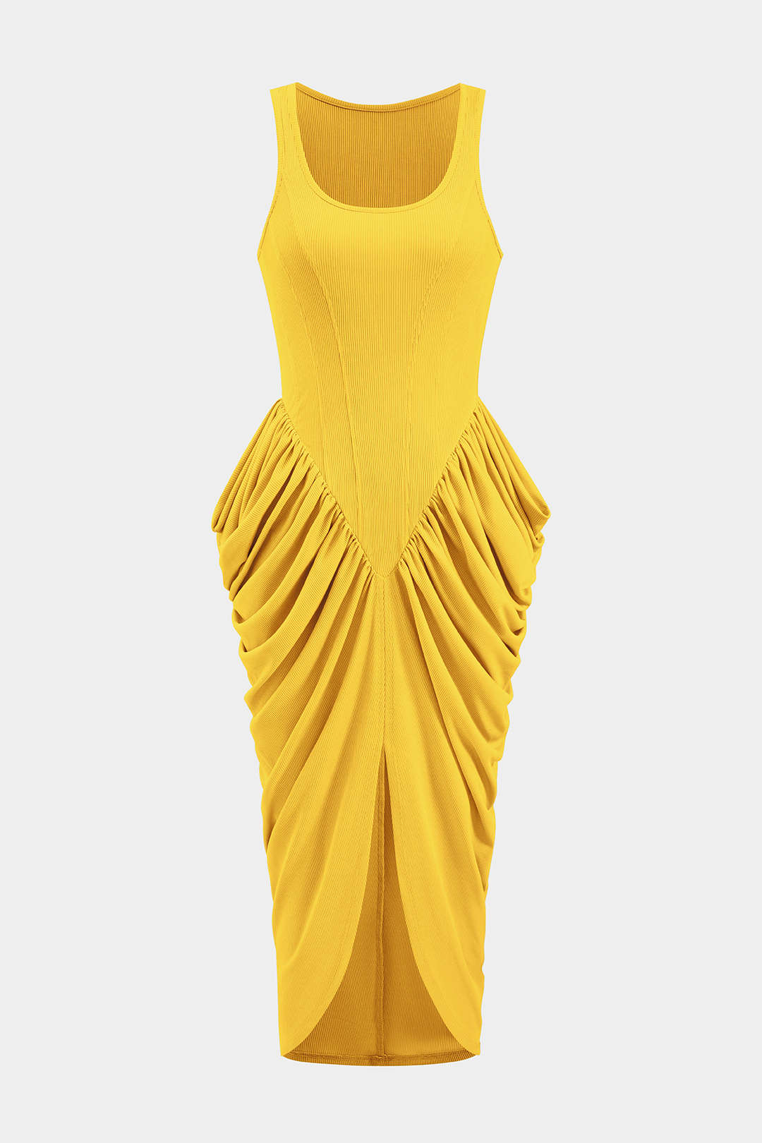 Ruched Corset Sleeveless Maxi Dress - Image 10