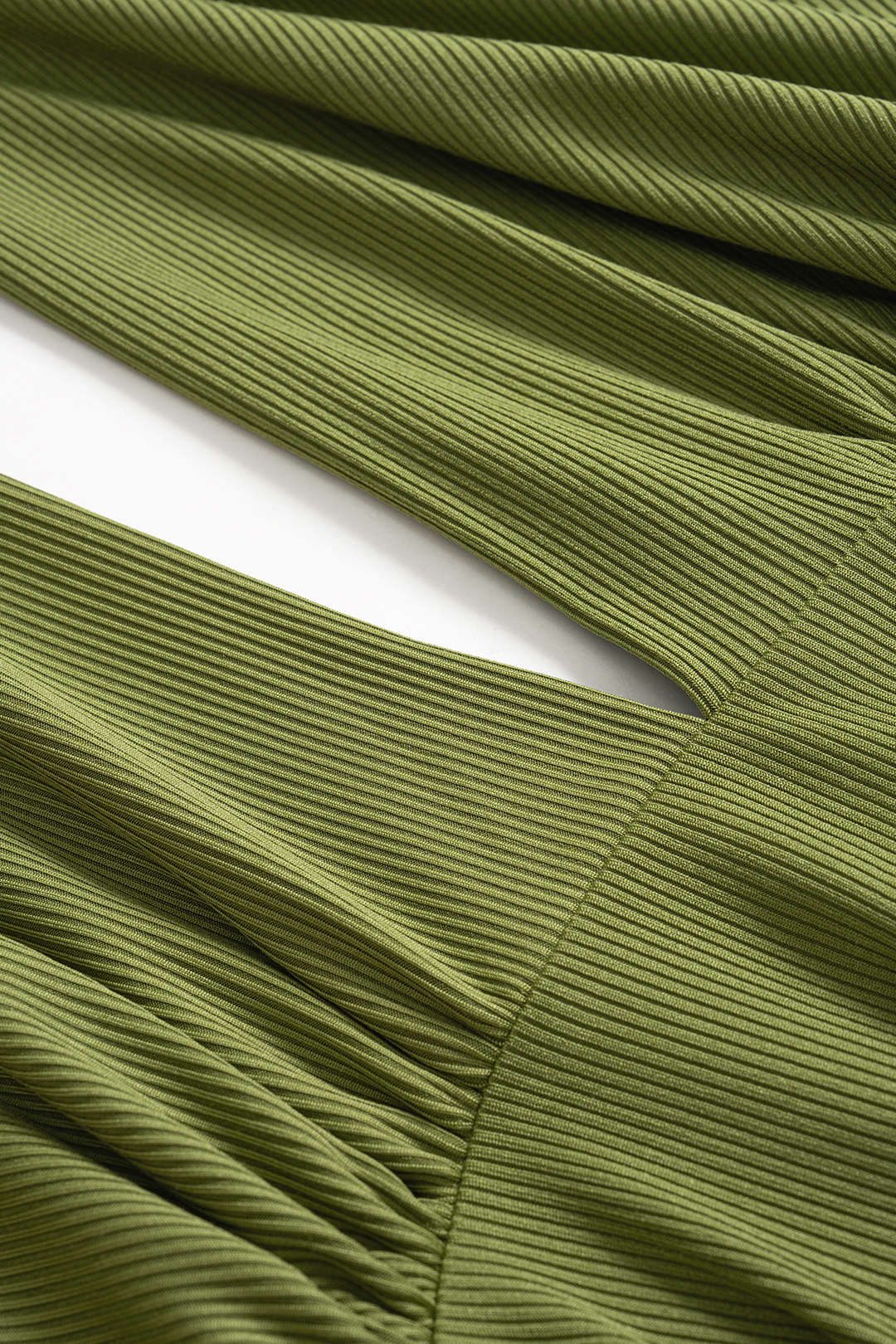 Halter V-Neck Backless Knotted Sleeveless Maxi Dress - Image 3
