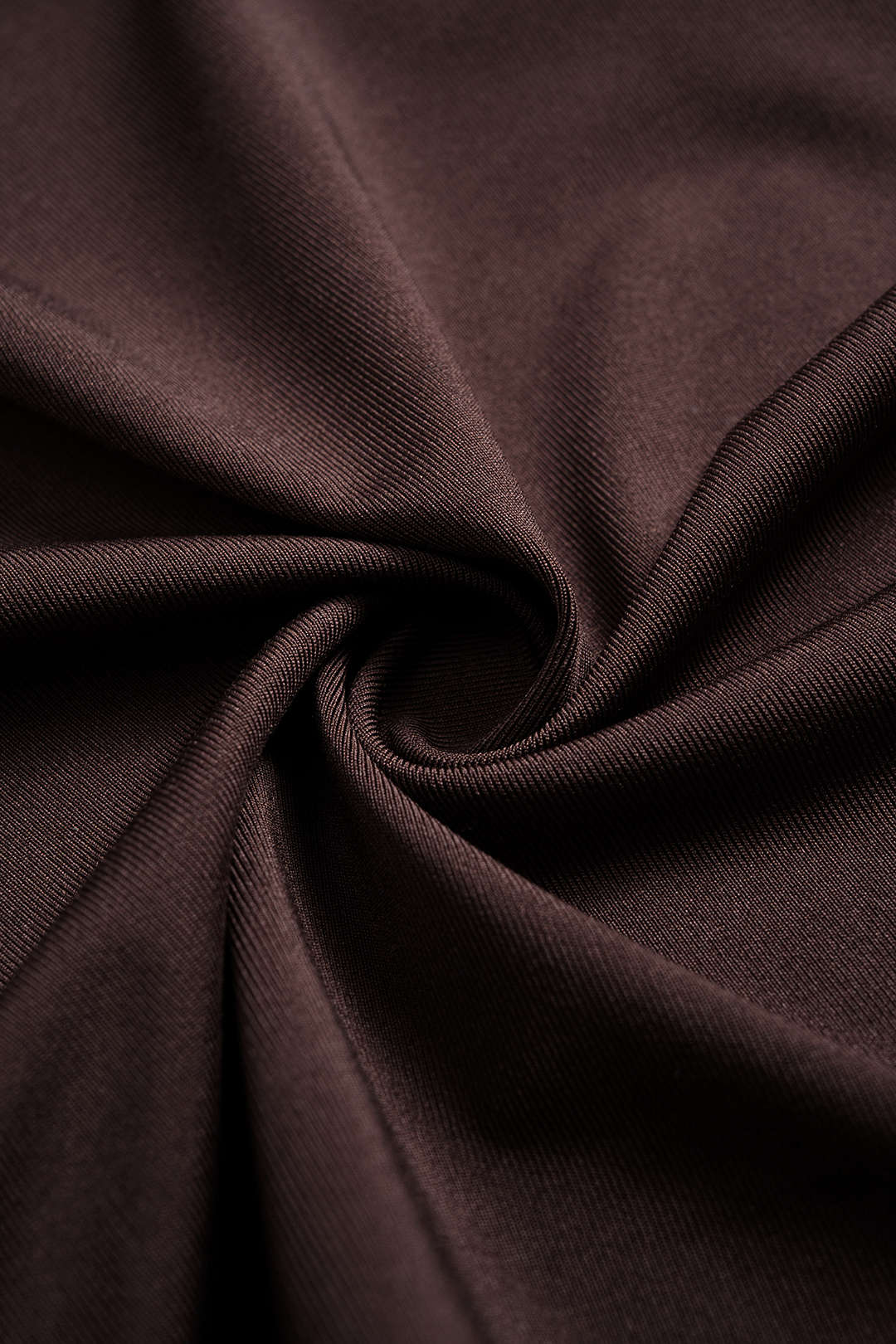 Asymmetrical Neck Ruched Long-Sleeve Maxi Dress - Image 4