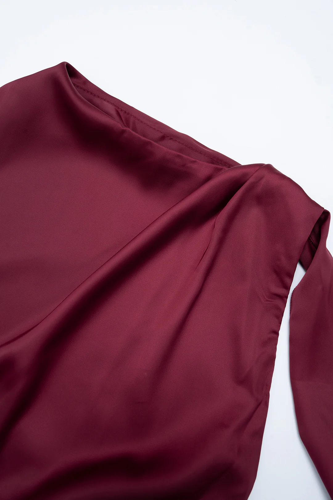 Halter Neck Satin Tie-Back Backless Sleeveless Maxi Dress - Image 3