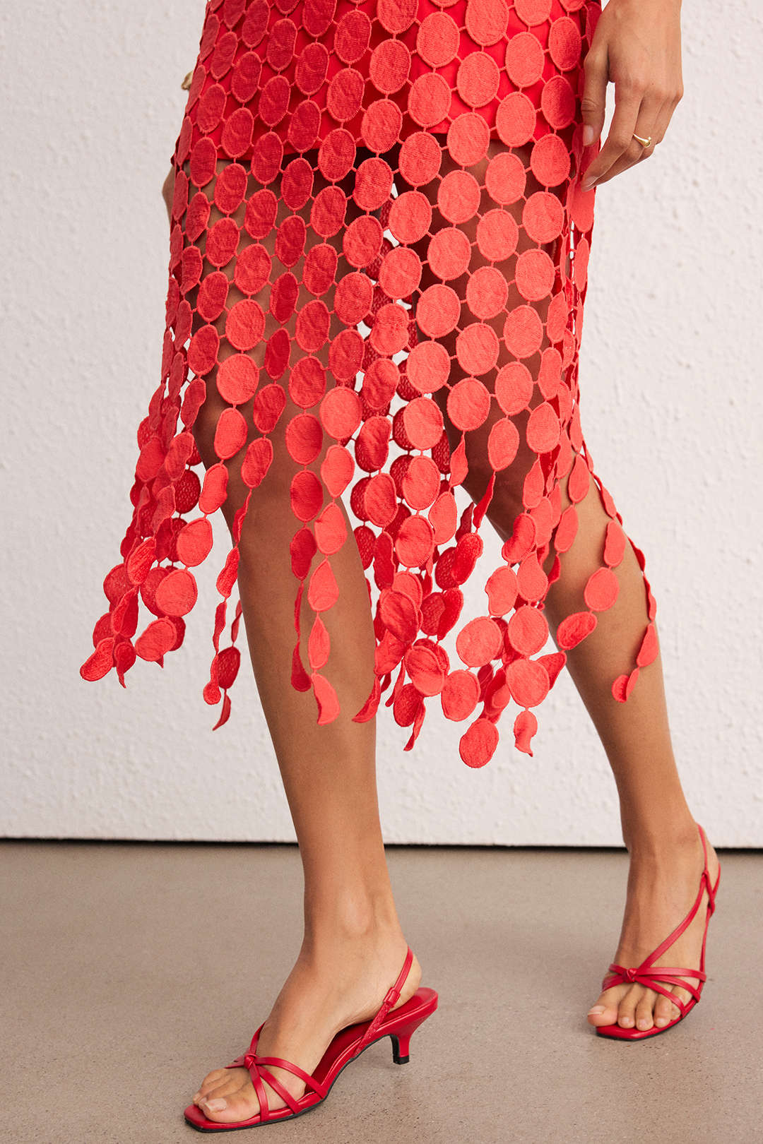 Fringe Cut Out Sleeveless Maxi Dress - Image 5
