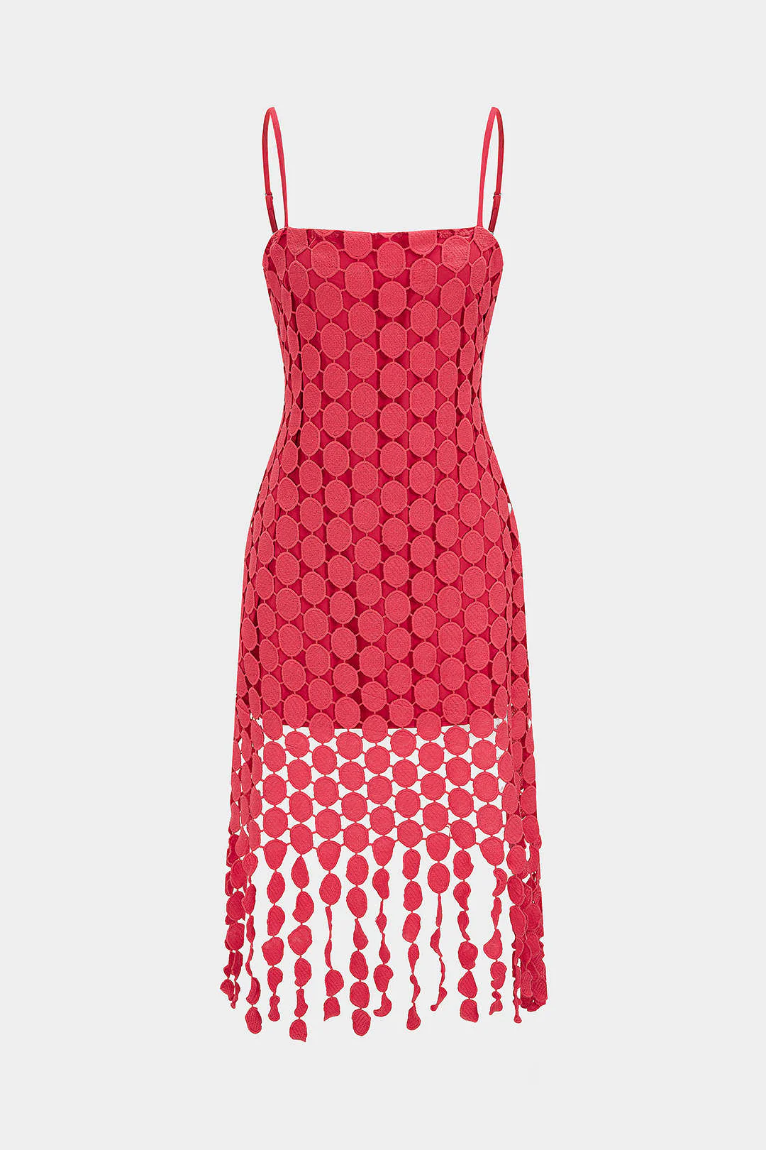 Fringe Cut Out Sleeveless Maxi Dress - Image 6