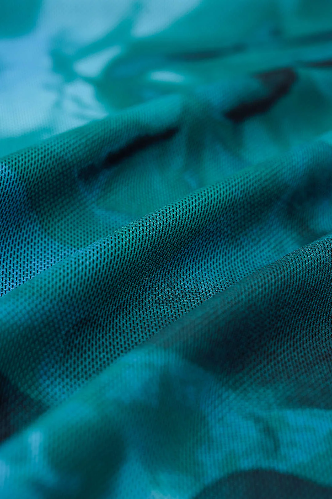 Artistic Print Mesh Slip Midi Dress - Image 3