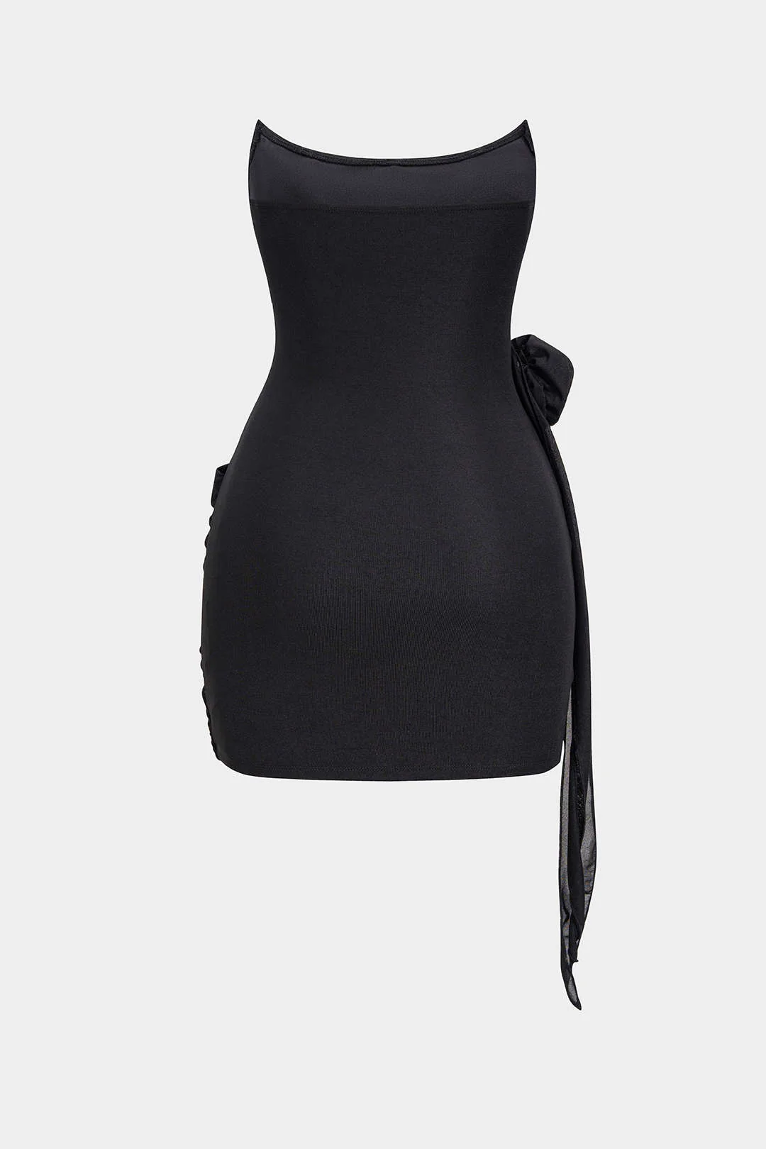 3D Floral Ruffle Corset Mini Dress - Image 2