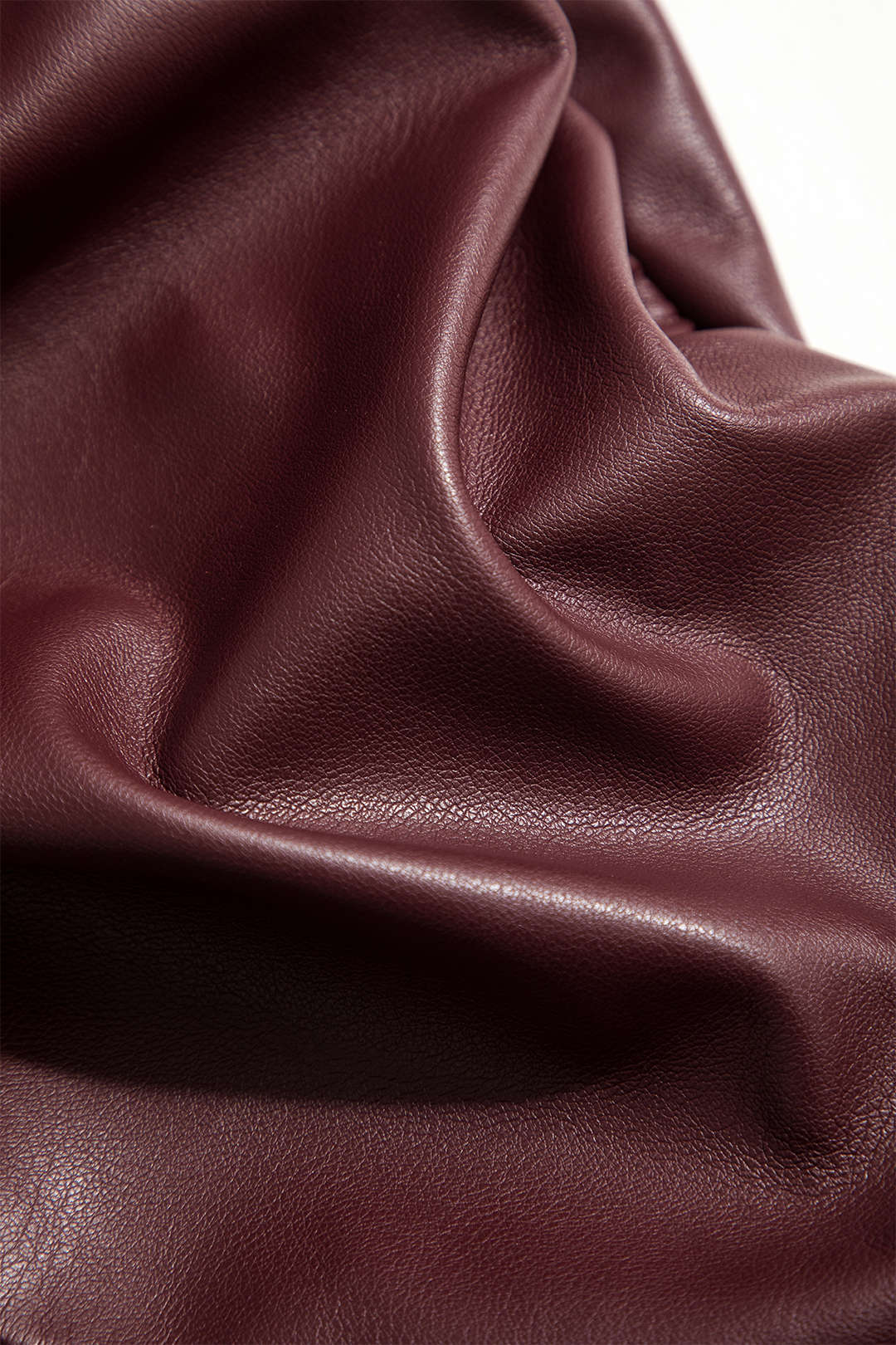 Faux Leather Patchwork Tie Front Round Neck Ruched Mini Dress - Image 7