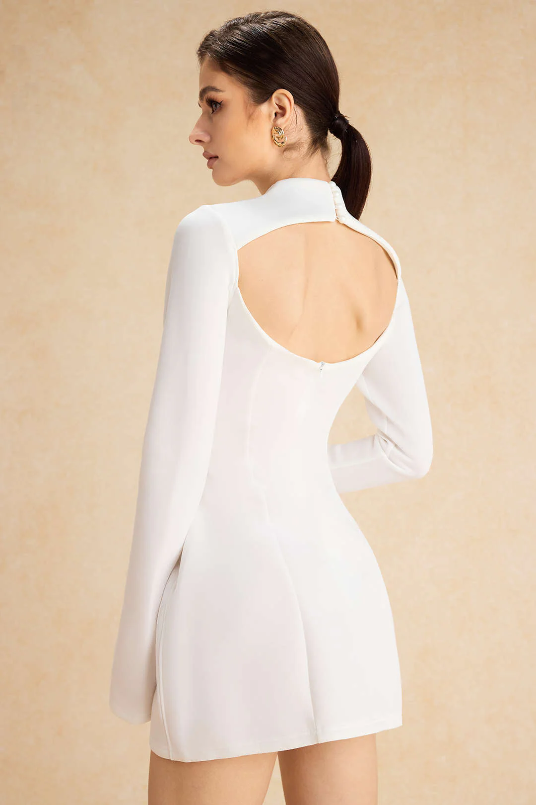 Backless Mini Dress - Image 14