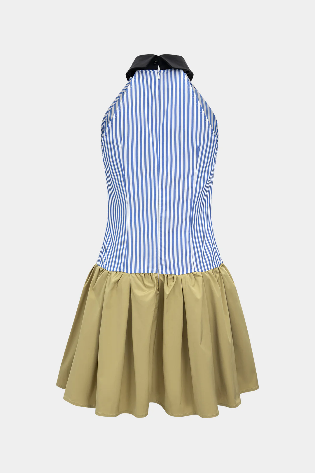 Patchwork Sleeveless Mini Dress - Image 2