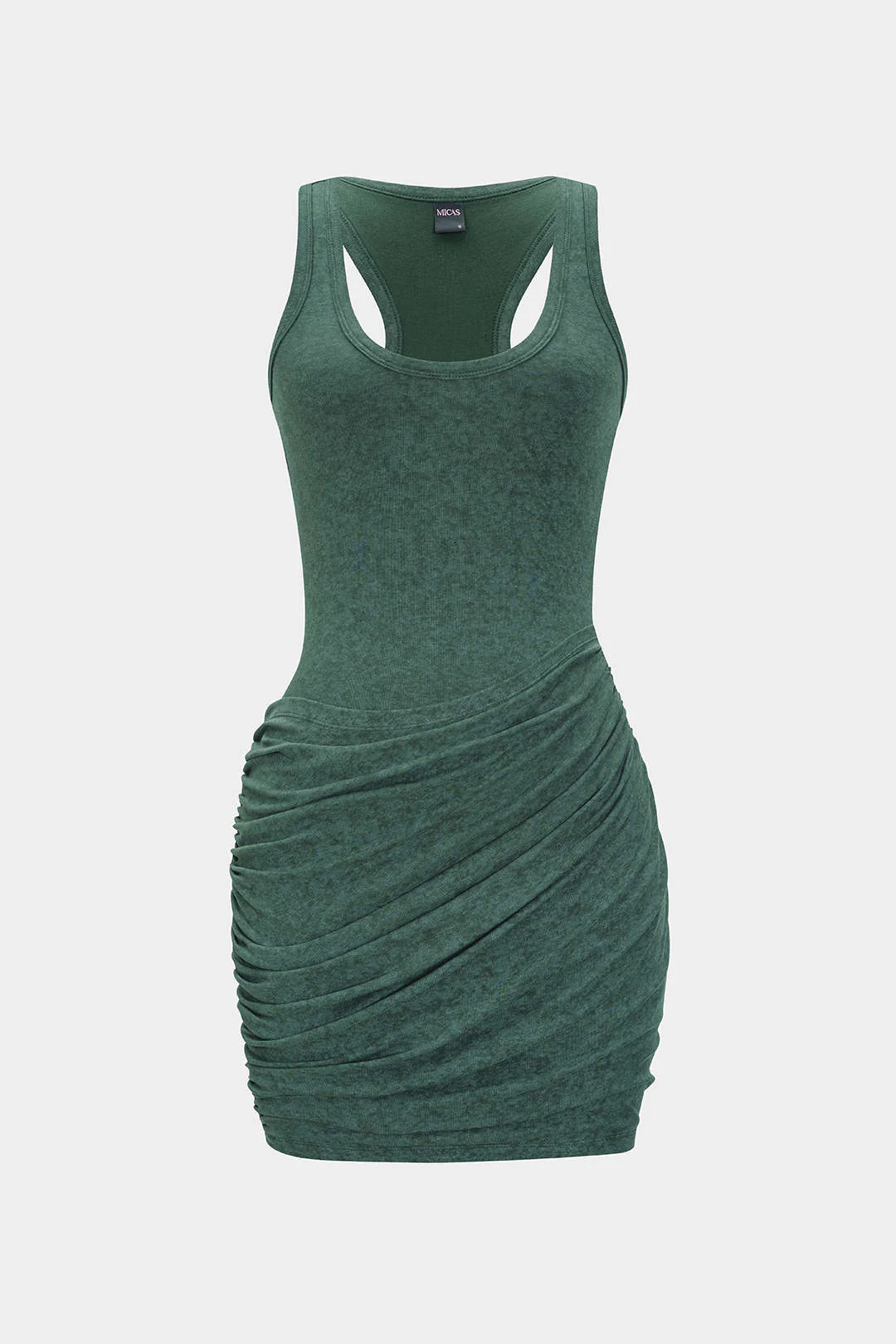 Ruched Tank Sleeveless Mini Dress - Image 5