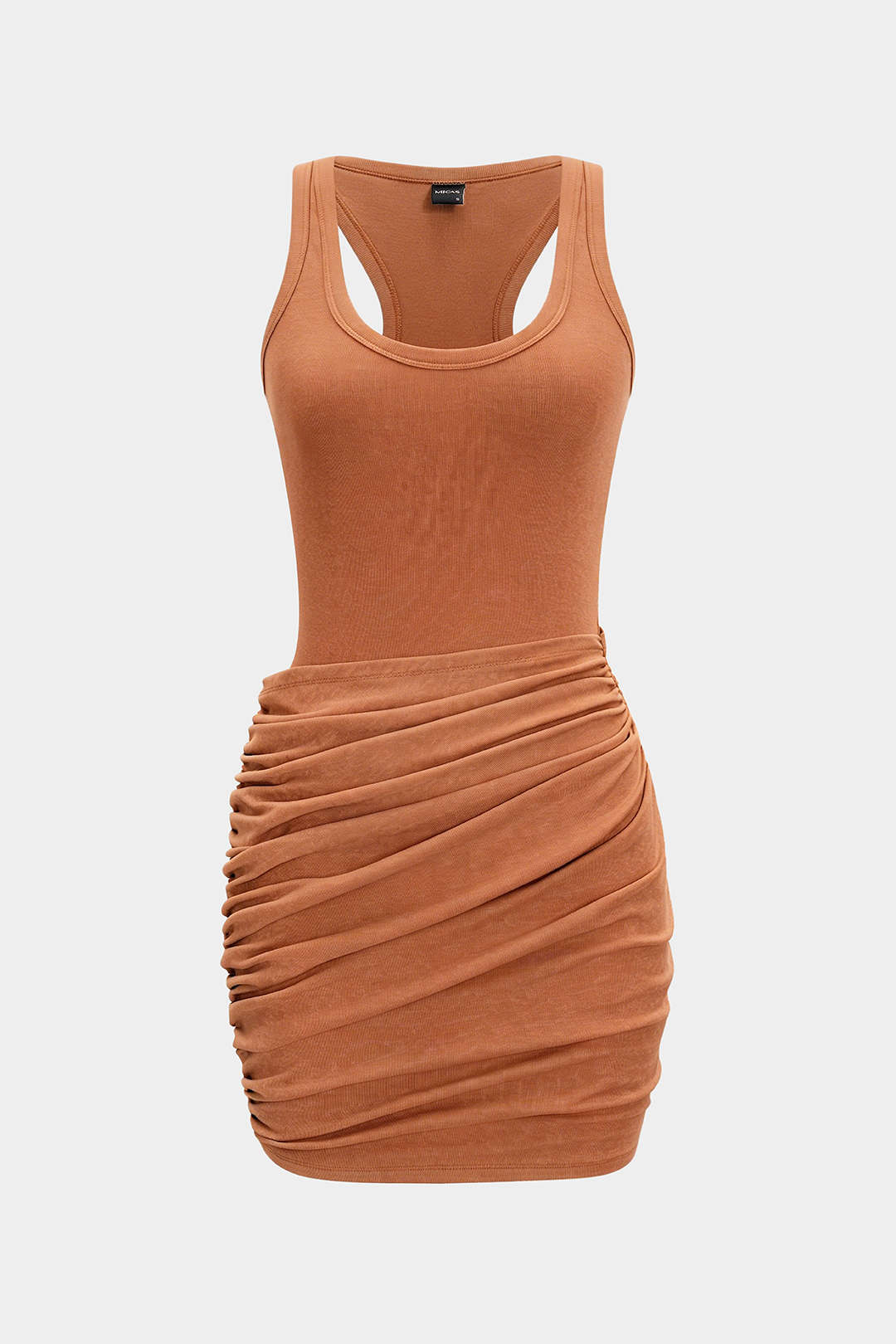Ruched Tank Sleeveless Mini Dress - Image 7